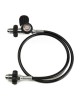 DIN300/DIN30 EQUALIZER HOSE W/PRESSURE GAUGE