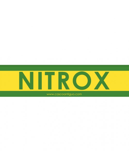 TDS NITROX TANK DECAL SCUBA DIVING