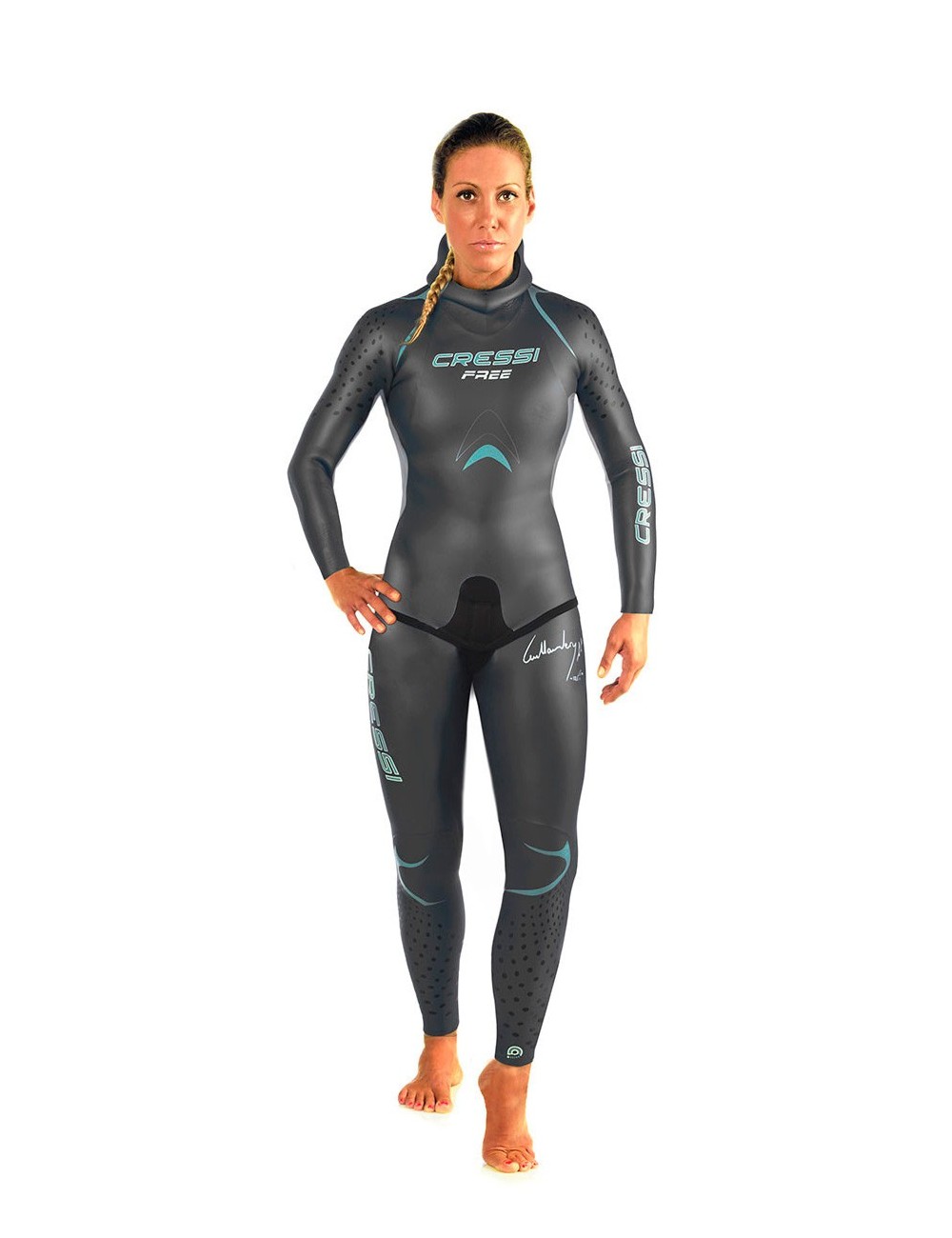 Cressi Cressi Sub wetsuit Free Lady 3,5mm Grey S 8022983077253 