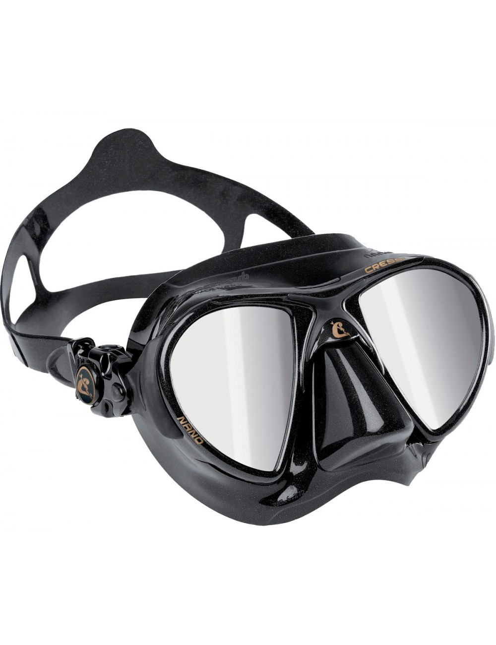 MASQUE CRESSI NANO DARK HD MIROIR CHASSESUB