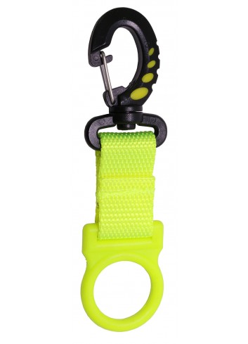 MOSQUETÓN OCTOPUS ARO SILICONA AMARILLO