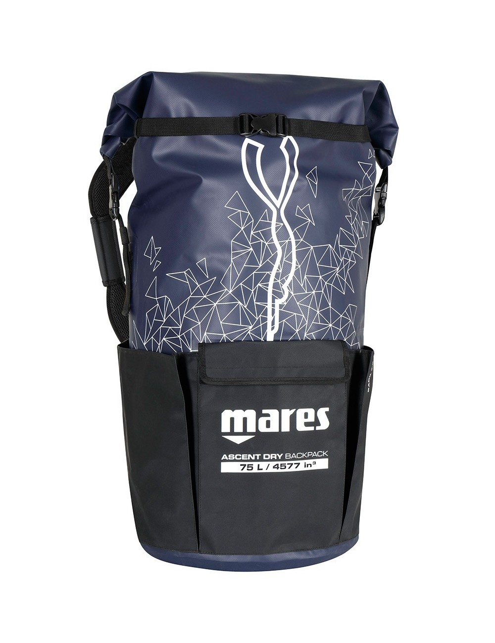 MARES ASCENT DRY SPEARFISHING BACKPACK BAG 75 L