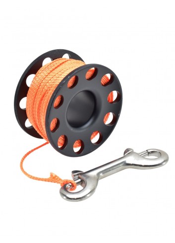 CARRETE SPOOL ALUMINIO NEGRO 30 M