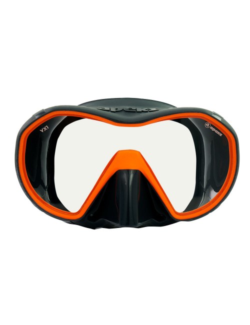 MASCARA APEKS BUCEO TEK Vx1 NARANJA GRIS NARANJA