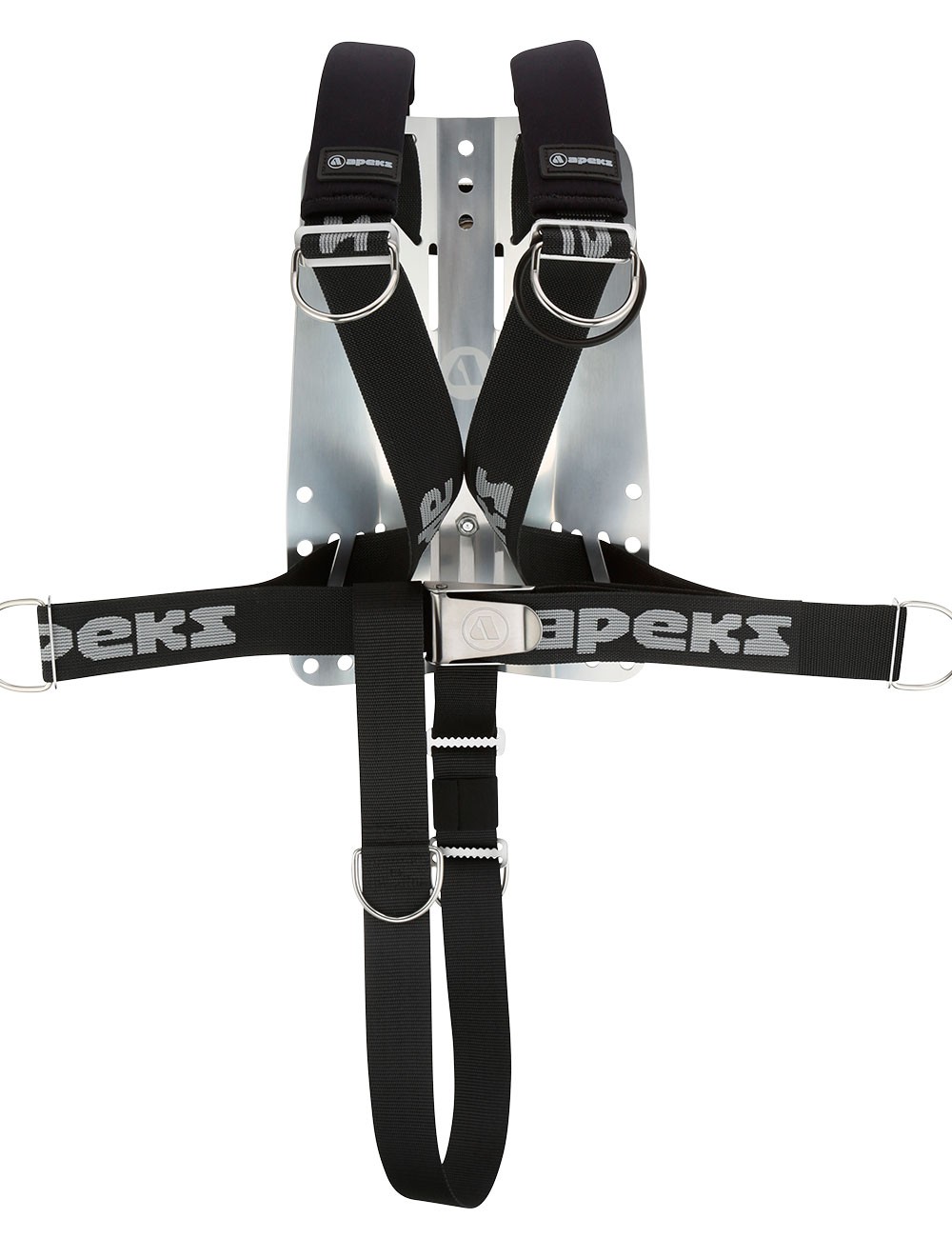 ARNÉS APEKS DELUXE ACOLCHADO + BACKPLATE ALUMINIO BUCEO TECNICO