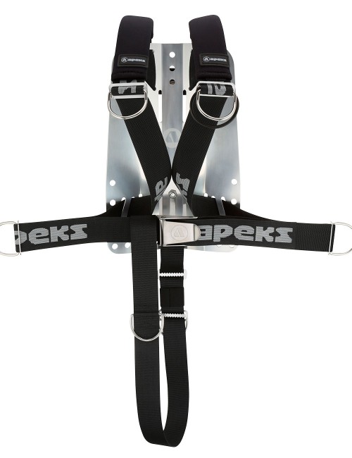 ARNÉS APEKS DELUXE ACOLCHADO + BACKPLATE ALUMINIO BUCEO TECNICO