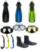 OWD/ADV SCUBA DIVING LIGHT GEAR SET