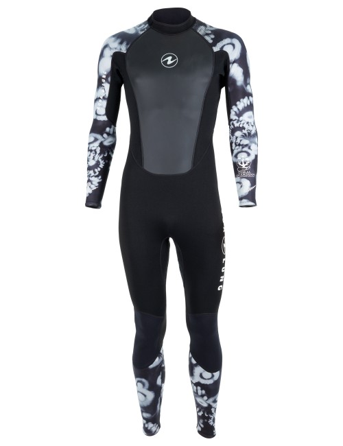 AQUALUNG HYDROFLEX BLACK/GREY DIVING JUMPSUIT 3 MM MAN