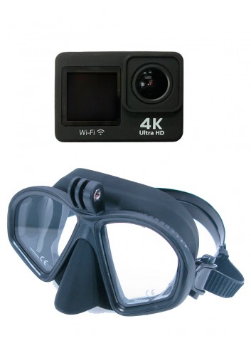 SK8 ELITE PLUS 4K HD ACTION CAM + COVERT MASK WITH HOLDER SET