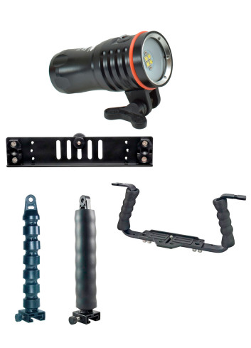 PACK ILUMINACION FOTOGRAFIA VIDEO SUBMARINO SIMPLE TDS SUBACQUA
