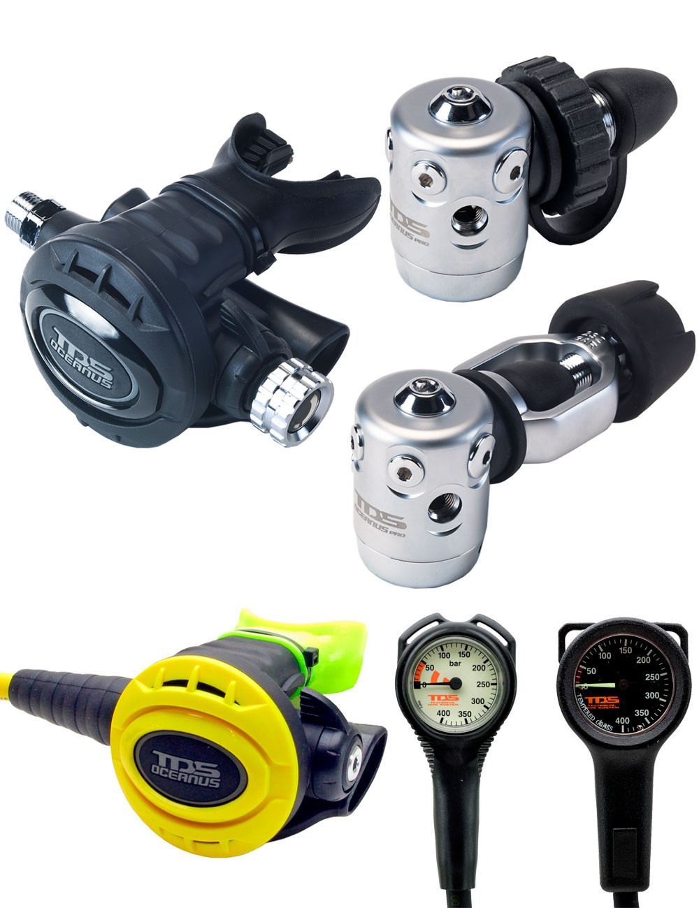 TDS OCEANUS PRO SCUBA DIVING REGULATOR SET