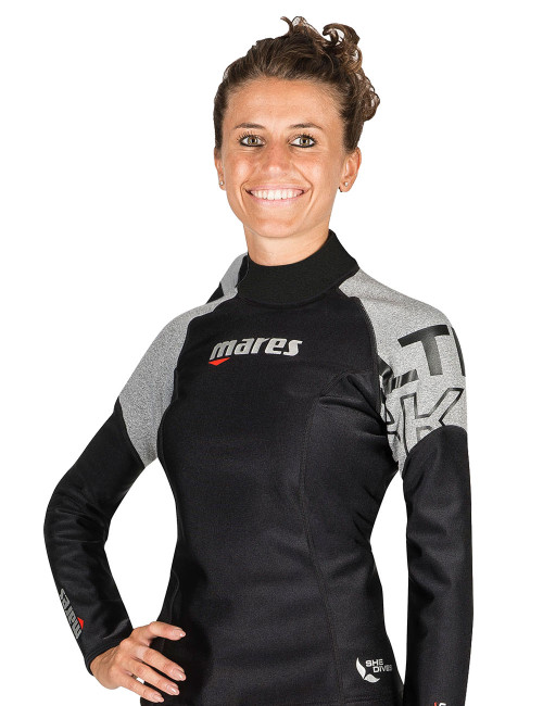CAMISETA ULTRASKIN MARES MANGA LARGA BUCEO MUJER