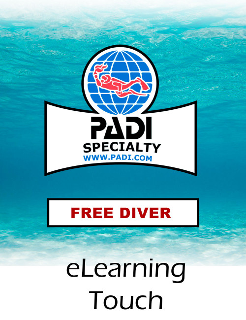 PADI eLEARNING TOUCH COURSE SPÉCIALITÉ APNEE FREEDIVER