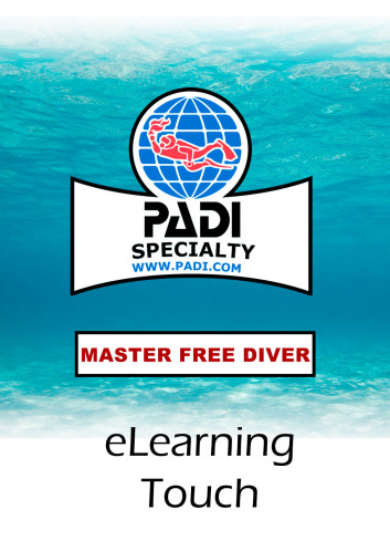 PADI eLEARNING TOUCH COURSE SPÉCIALITÉ MASTER APNEE FREEDIVER