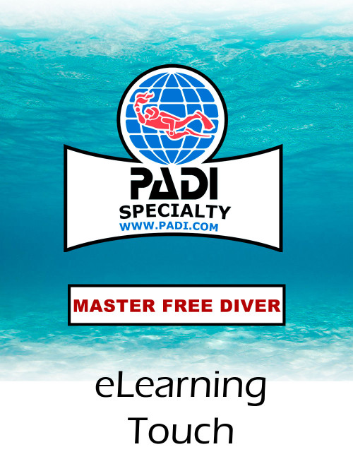 PADI eLEARNING TOUCH COURSE SPÉCIALITÉ MASTER APNEE FREEDIVER