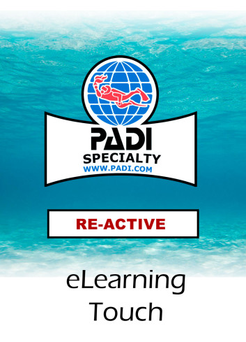 PADI eLEARNING TOUCH COURSE RE ACTIVATE PLONGEE