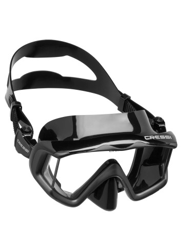 CRESSI LIBERTY TRISIDE BLACK SCUBA DIVING MASK