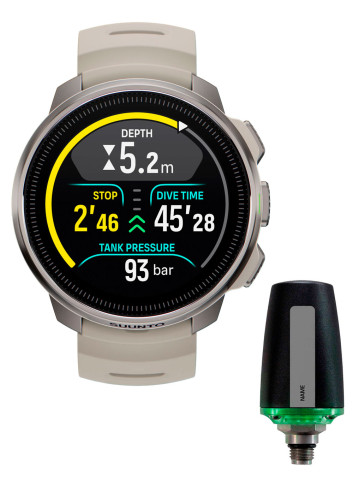 SUUNTO OCEAN SAND DIVING COMPUTER + TRANSMITTER SET