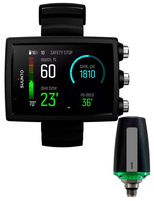 SUUNTO EON CORE BLACK DIVING COMPUTER + TRANSMITTER SET