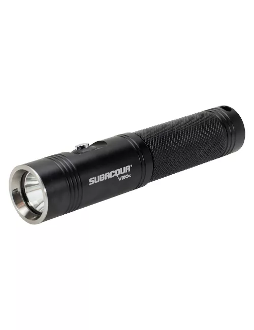 SUBACQUA V20 SCUBA DIVING LED TORCH 2000 LUMEN BLACK