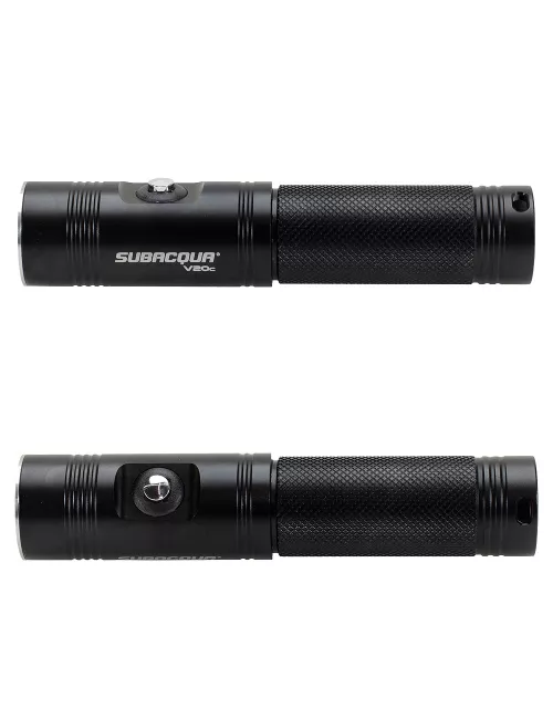 SUBACQUA V20 SCUBA DIVING LED TORCH 2000 LUMEN BLACK