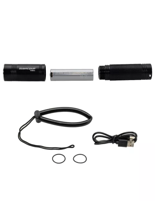 FOCO SUBACQUA BUCEO V20 LED 2000 LUMEN NEGRO